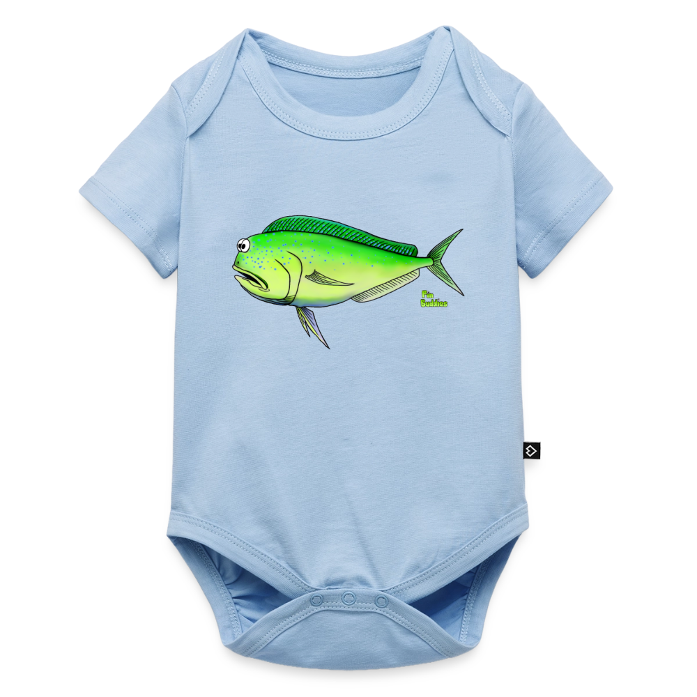 Mahi Mahi - Baby Bio-Kurzarm-Body - Hellblau