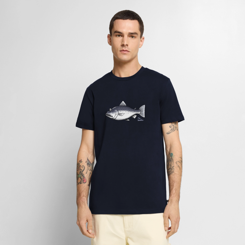 Meerforelle - Männer Premium Bio-T-Shirt - Navy