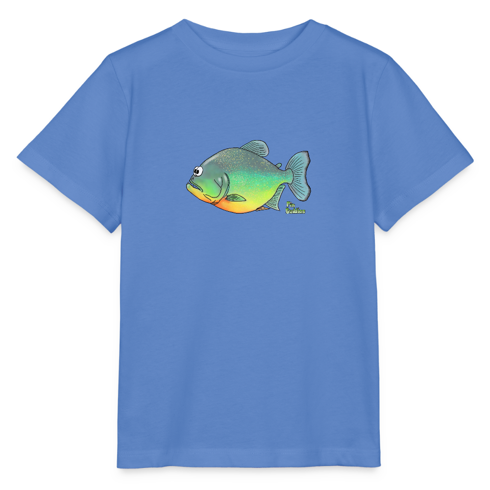 Piranha - Kinder Bio-T-Shirt - Blau