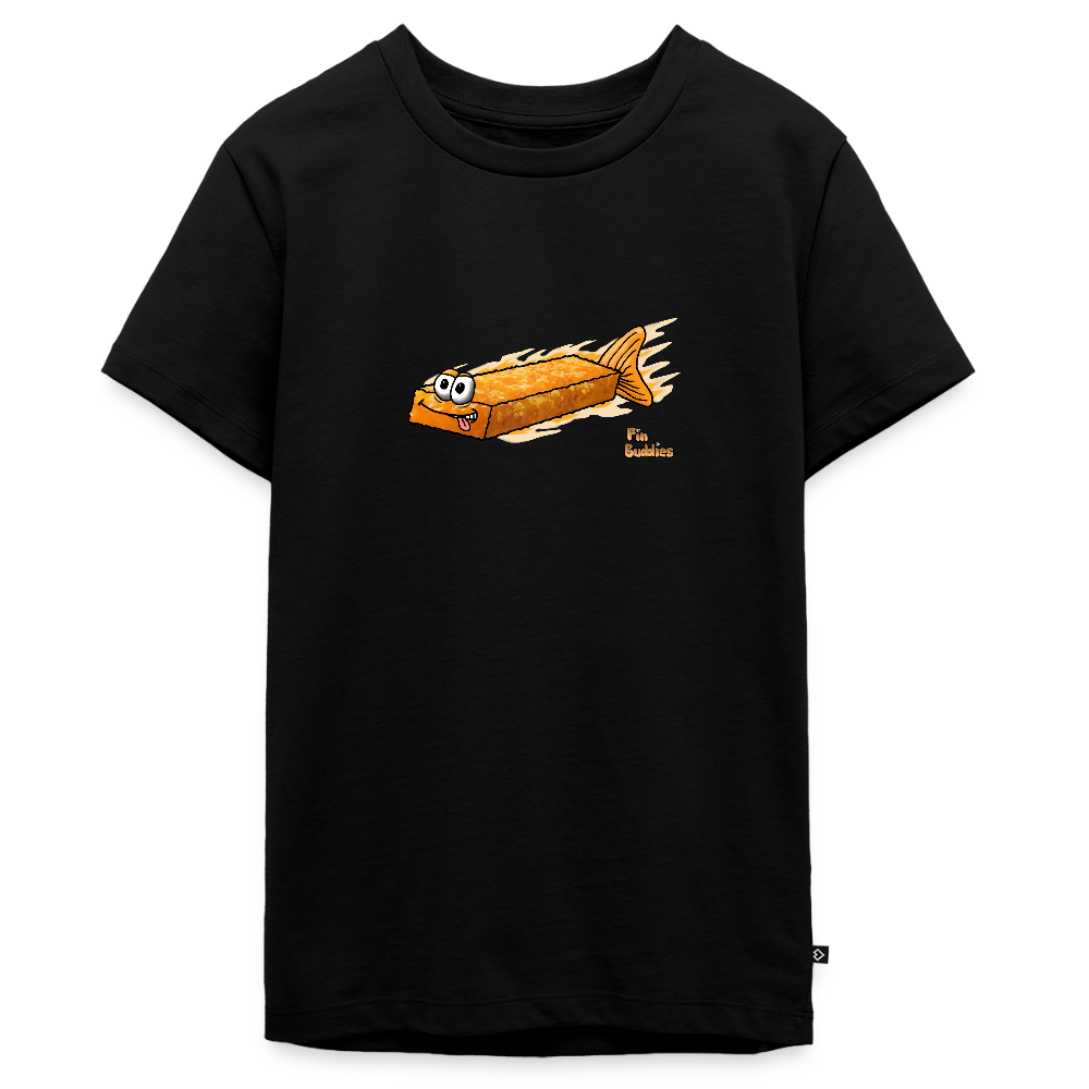 Fischstäbchen - Teenager Premium Bio T-Shirt - Schwarz