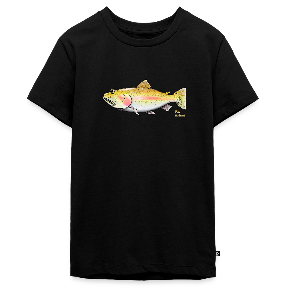 Goldforelle - Teenager Premium Bio T-Shirt - Schwarz