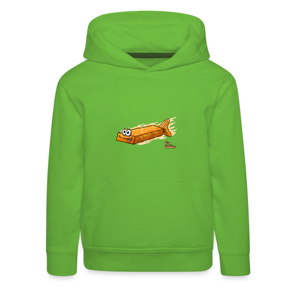 Fischstäbchen - Kinder Premium Hoodie - Hellgrün