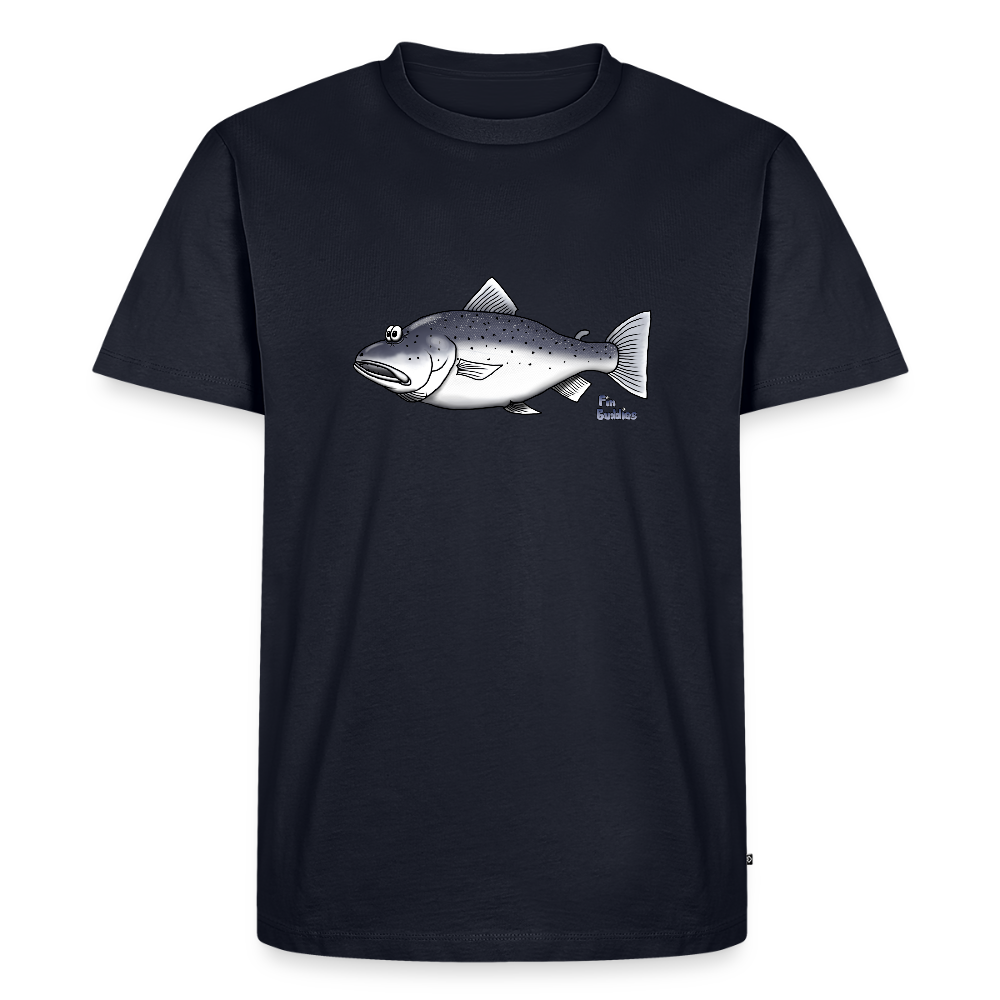 Meerforelle - Männer Premium Bio-T-Shirt - Navy