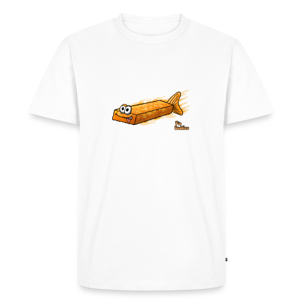 Fischstäbchen - Männer Premium Bio T-Shirt - Weiß