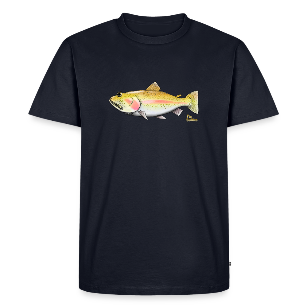 Goldforelle - Männer Premium Bio T-Shirt - Navy