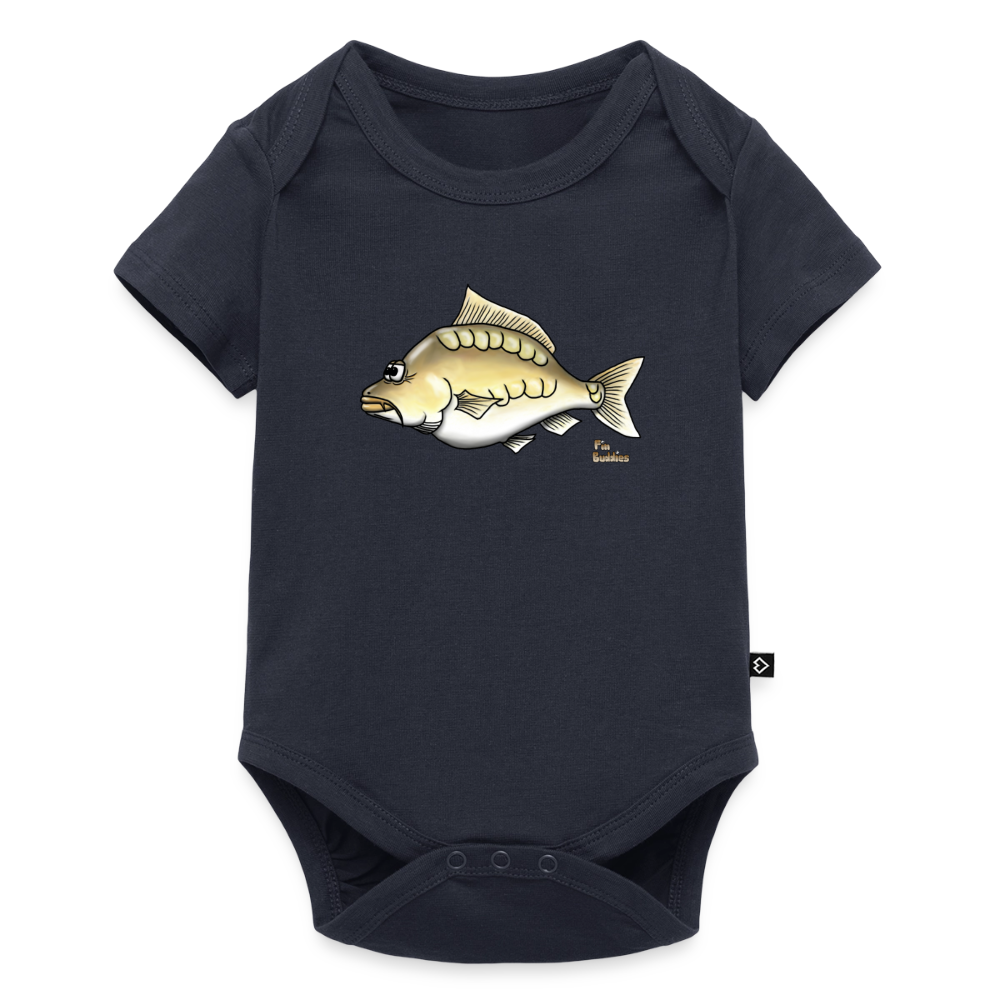 Baby Bio-Kurzarm-Body - Navy