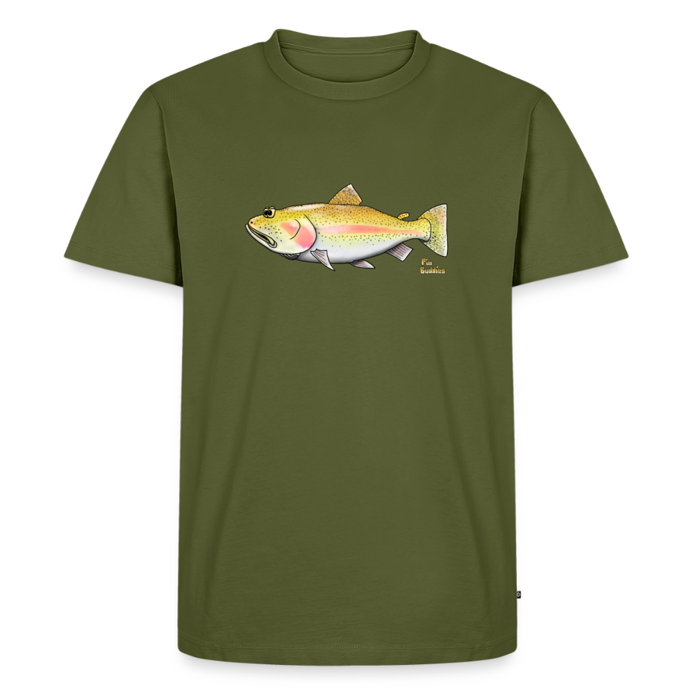 Goldforelle - Männer Premium Bio T-Shirt - Khaki