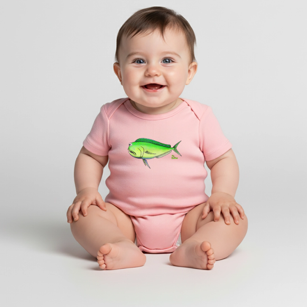 Mahi Mahi - Baby Bio-Kurzarm-Body - Rosa