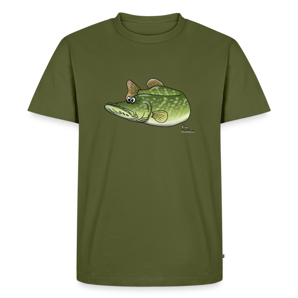 Grimmer Hecht - Männer Premium Bio T-Shirt - Khaki