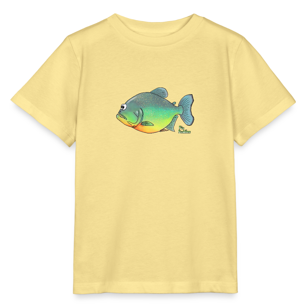 Piranha - Kinder Bio-T-Shirt - Gelb Viva 