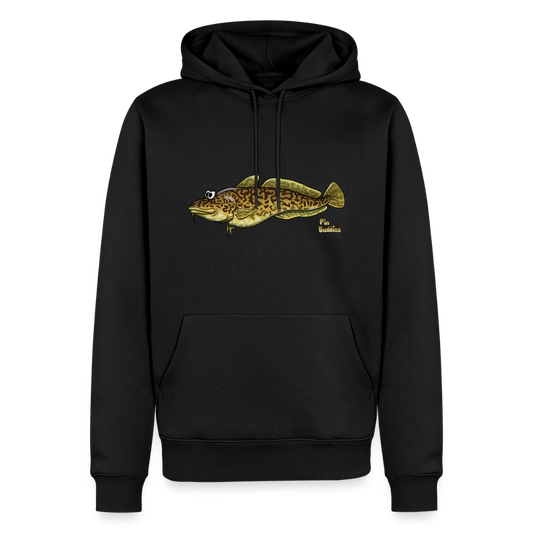 Quappe - Männer Hoodie - Schwarz