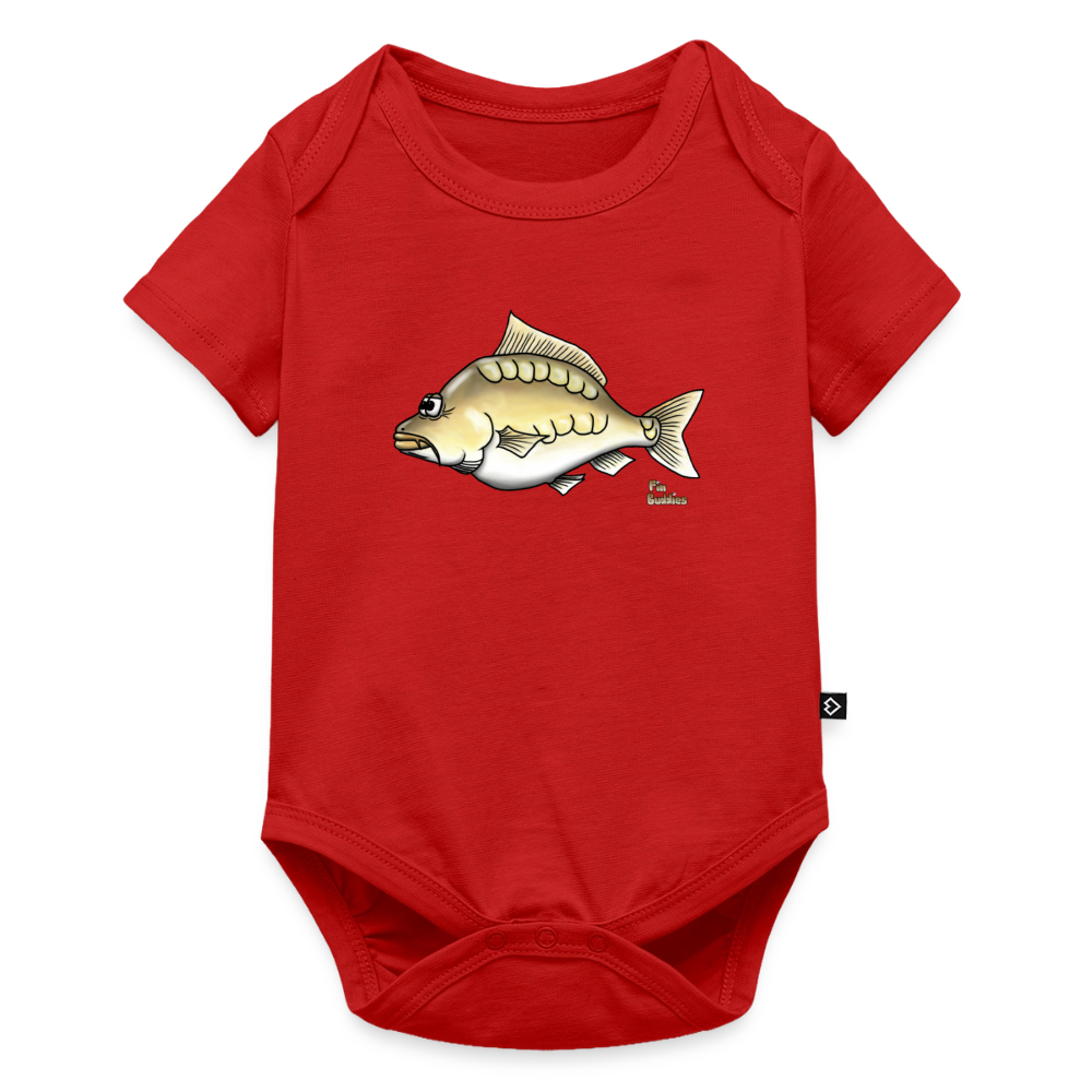 Baby Bio-Kurzarm-Body - Rot