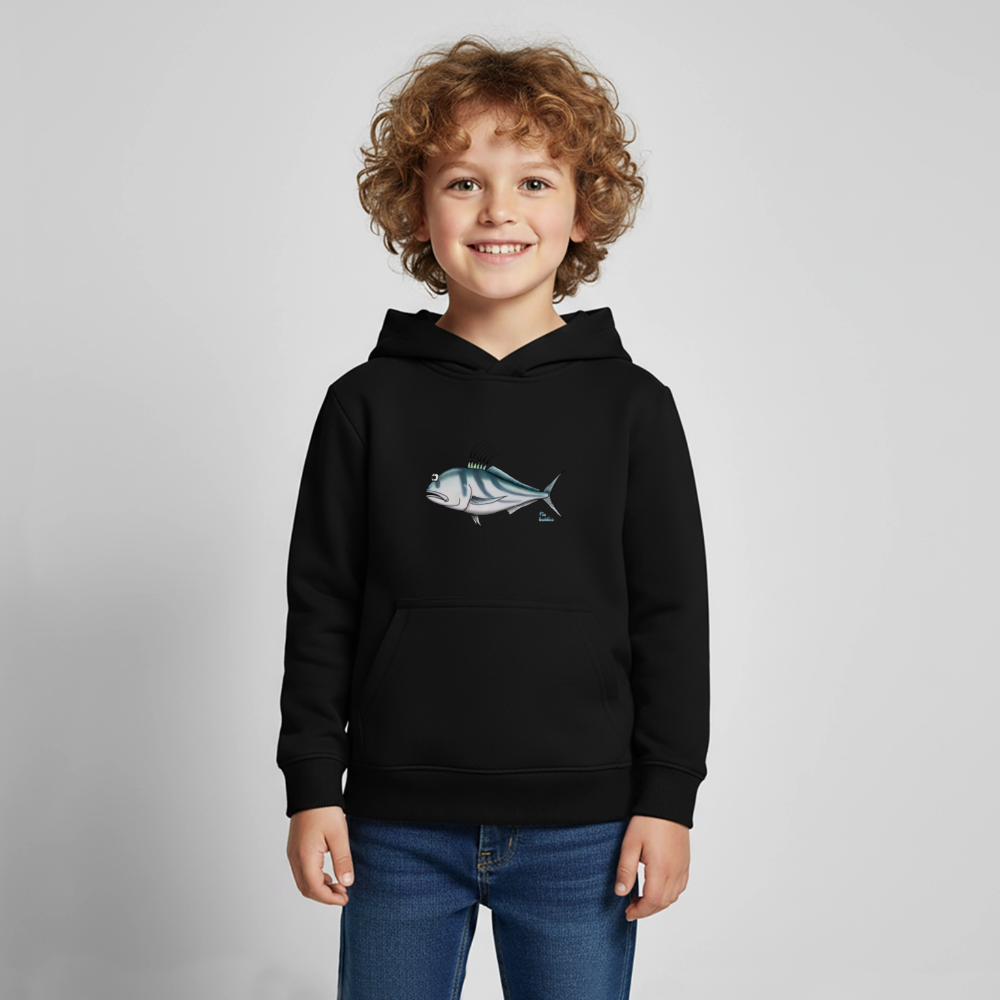 Rooster - Kinder Premium Hoodie - Schwarz