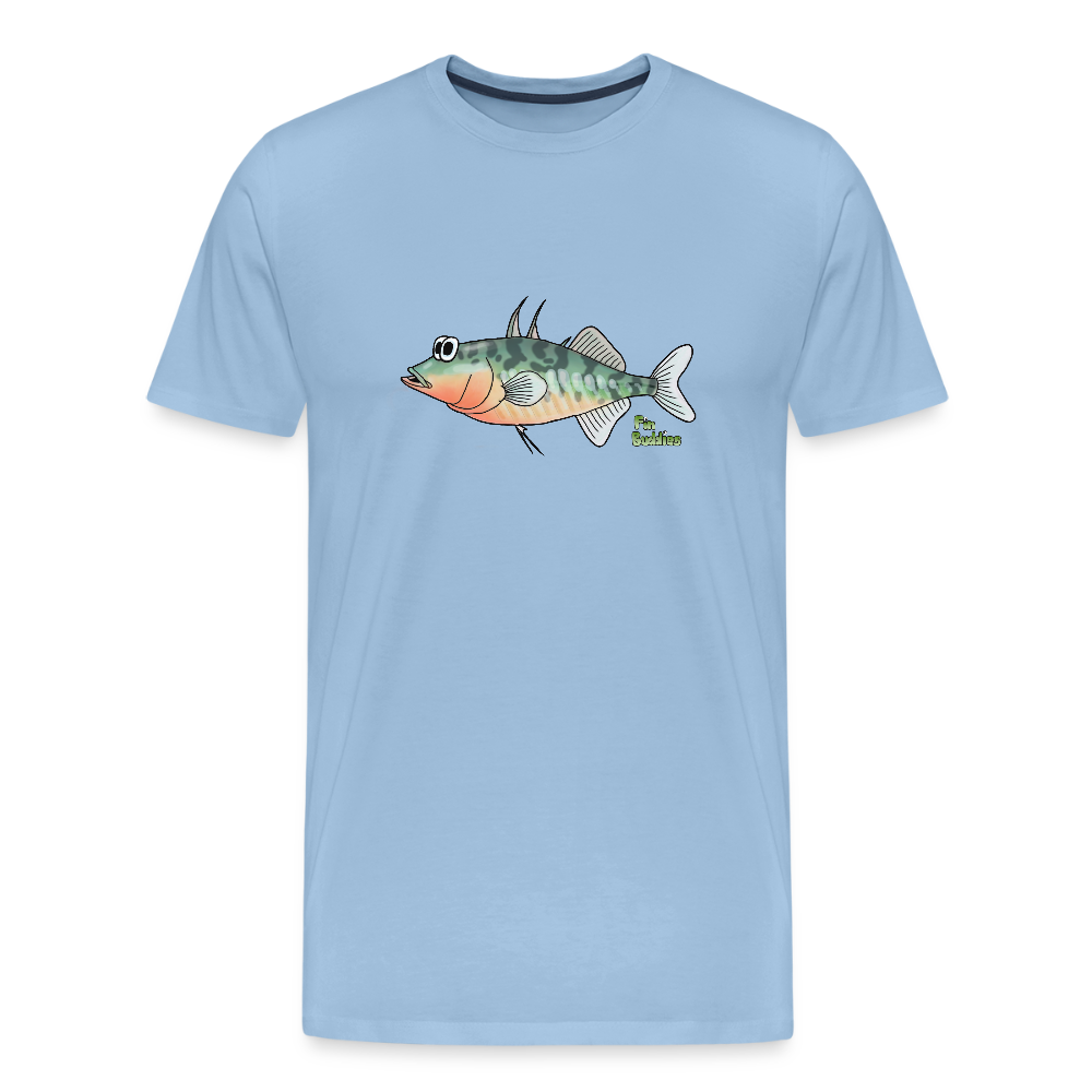 Stichling - Männer Premium Bio T-Shirt - Sky