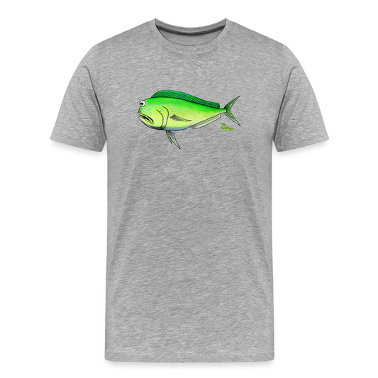 Mahi Mahi - Männer Premium Bio T-Shirt - Grau meliert