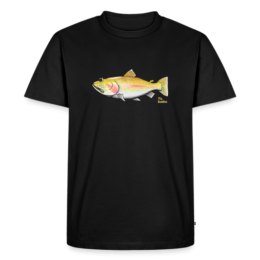 Goldforelle - Männer Premium Bio T-Shirt - Schwarz
