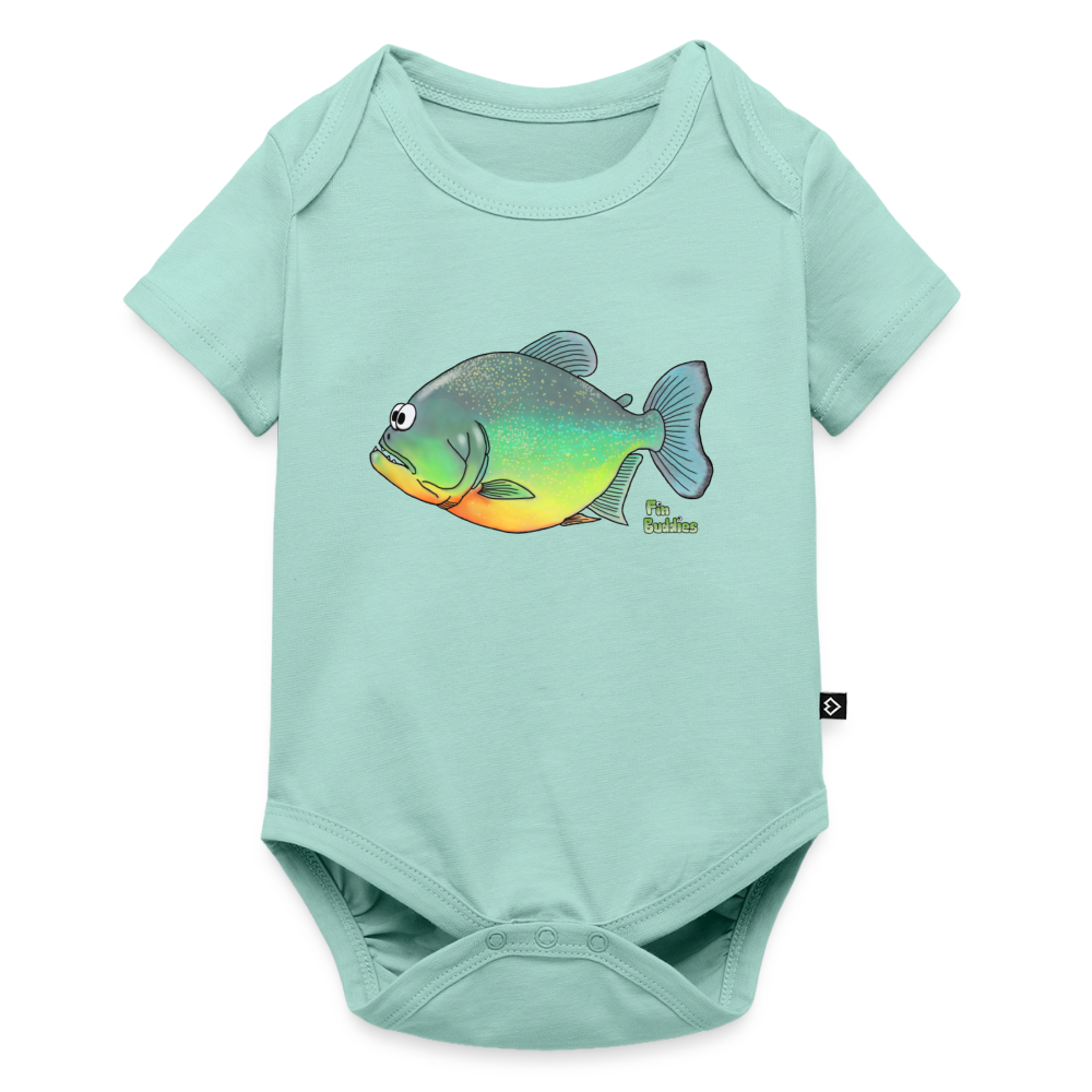 Piranha - Baby Bio-Kurzarm-Body - Mint 