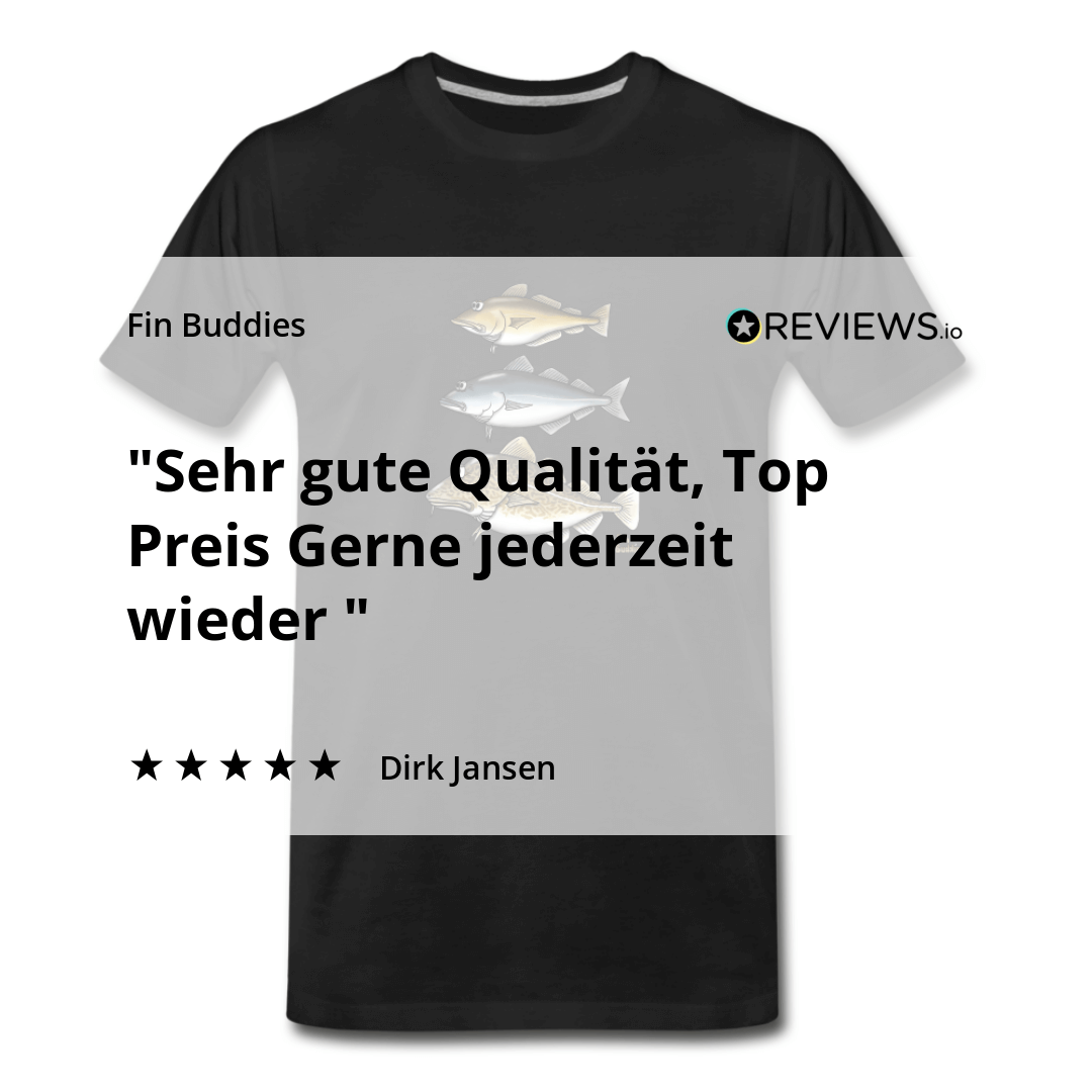 Pollack Pollack Cod Triple - Premium ekologisk T-shirt herr