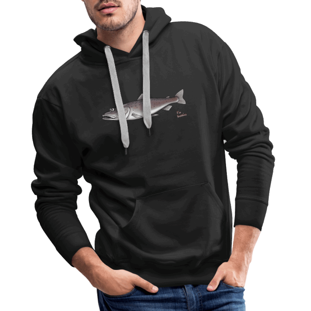 Huchen - Männer Hoodie - Schwarz