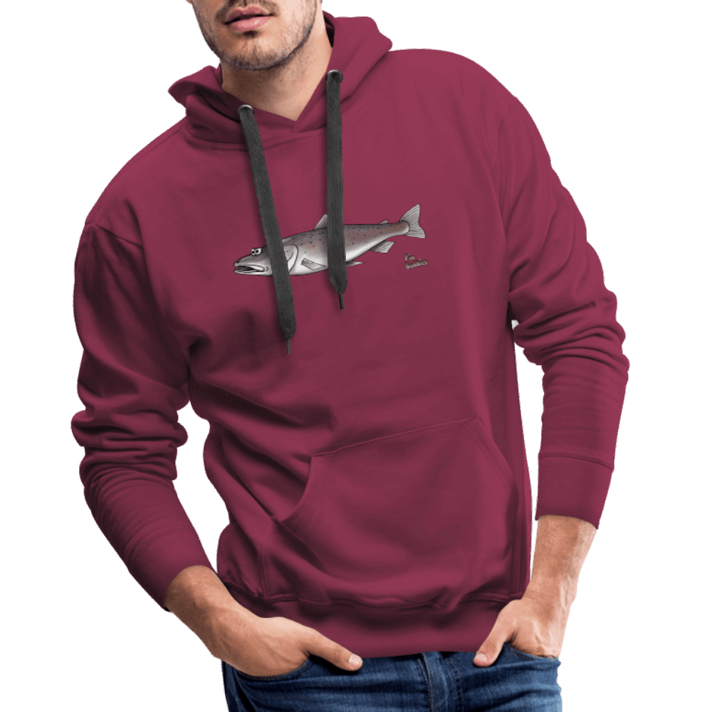 Huchen - Männer Hoodie - Bordeaux