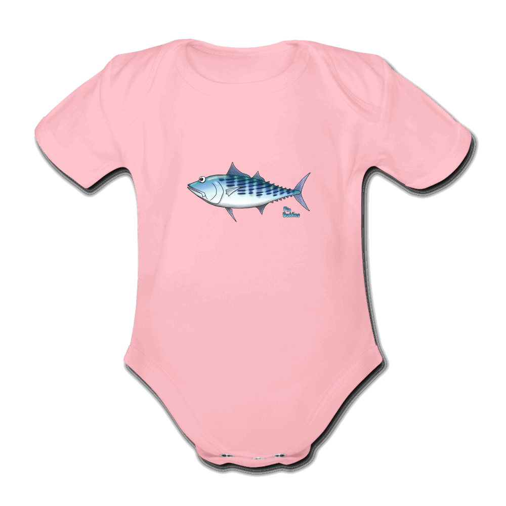 Bonito - Baby Bio-Kurzarm-Body - Hellrosa