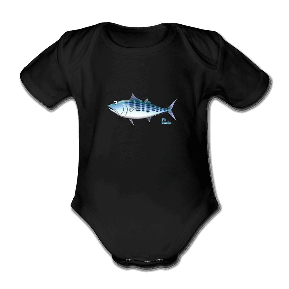 Bonito - Baby Bio-Kurzarm-Body - Schwarz