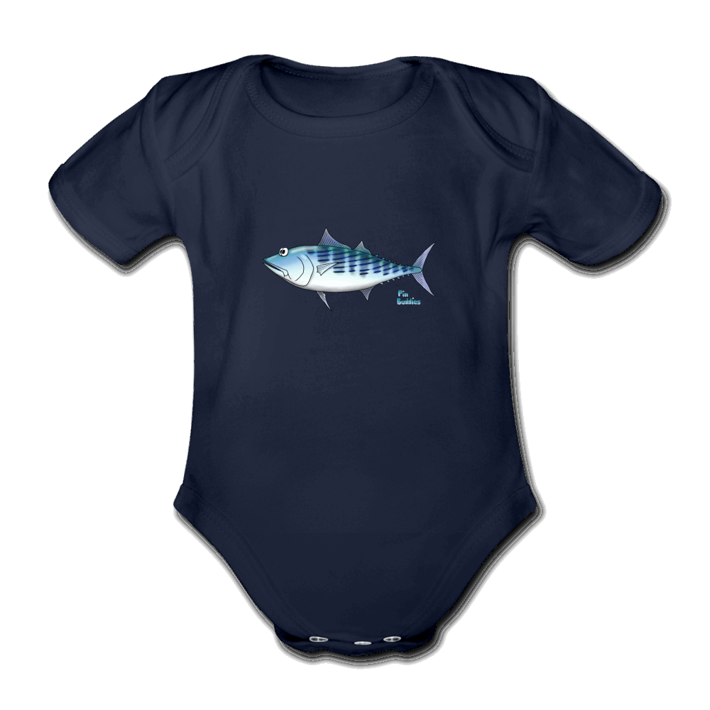 Bonito - Baby Bio-Kurzarm-Body - Dunkelnavy