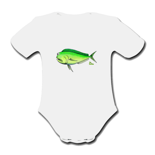 Mahi Mahi - Baby Bio-Kurzarm-Body - Weiß