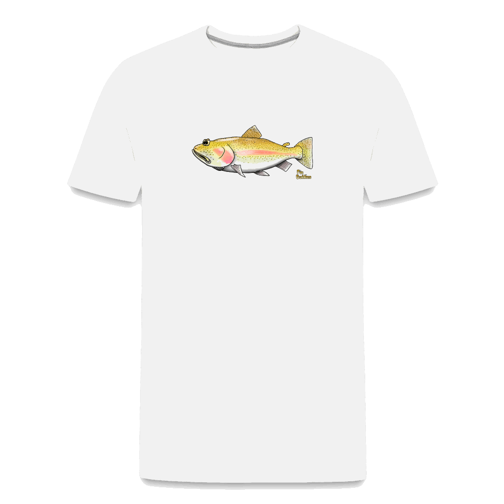 Goldforelle - Männer Premium Bio T-Shirt - weiß