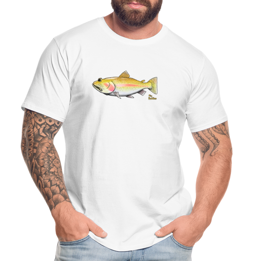 Goldforelle - Männer Premium Bio T-Shirt - weiß