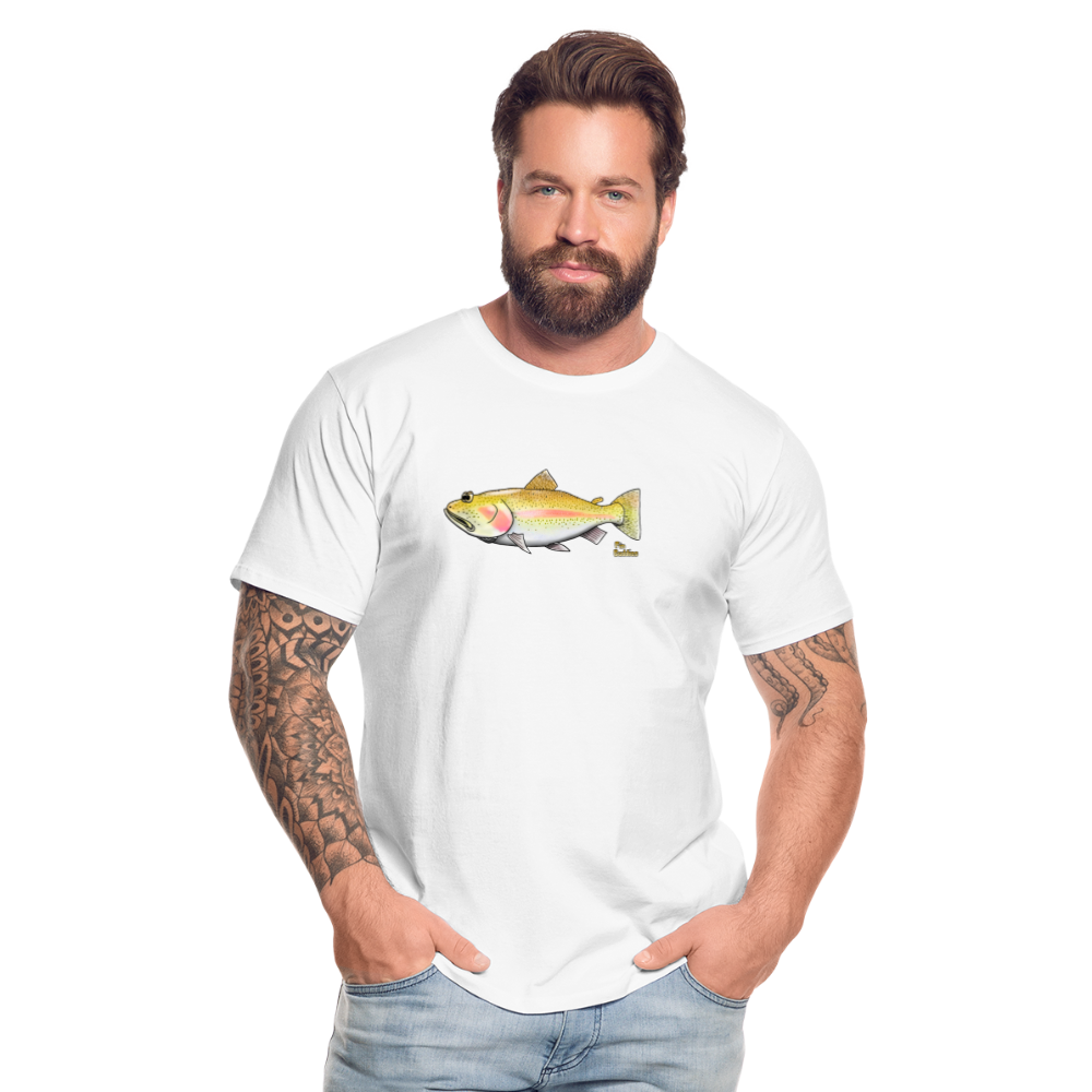 Goldforelle - Männer Premium Bio T-Shirt - weiß