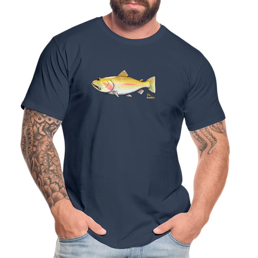Goldforelle - Männer Premium Bio T-Shirt - Navy