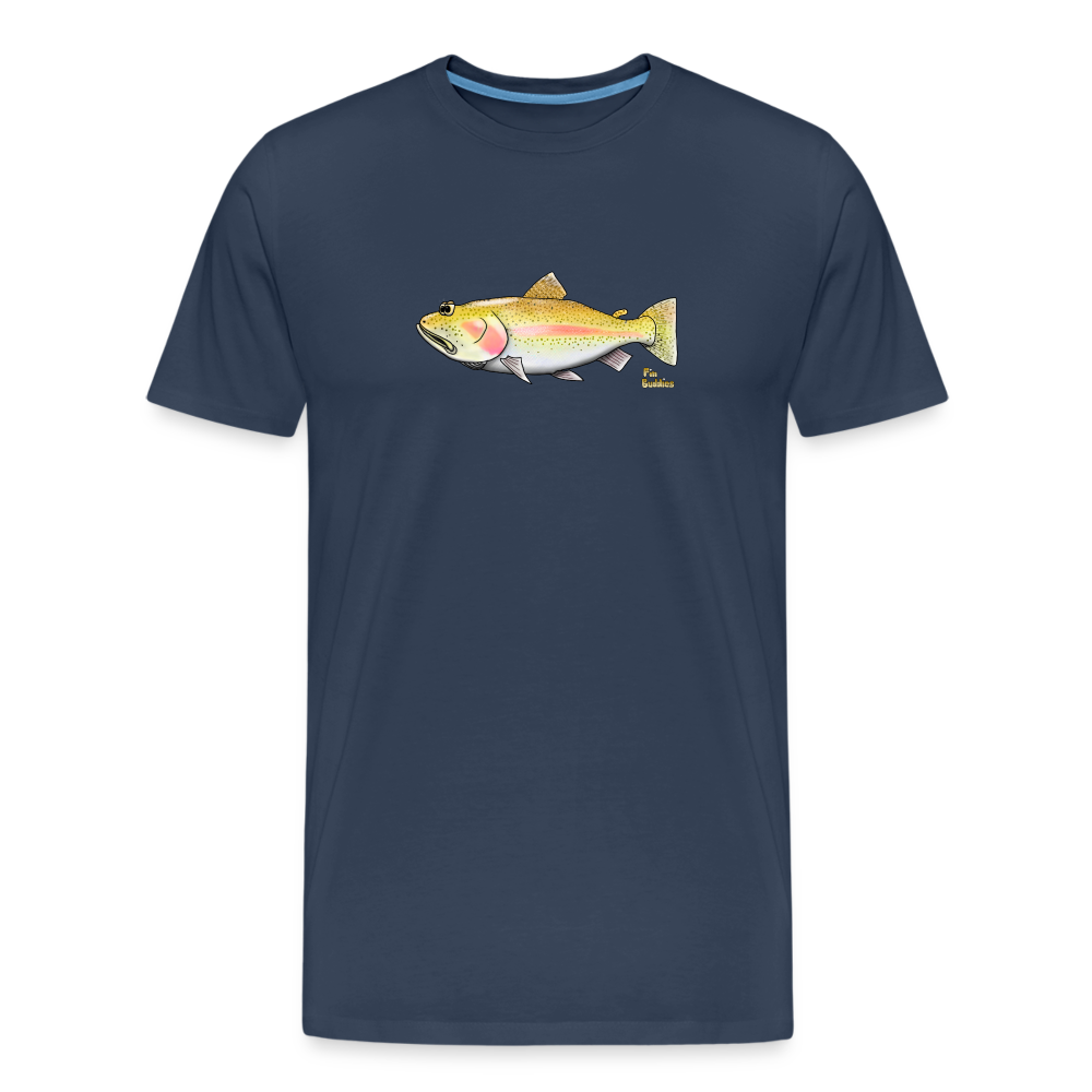 Goldforelle - Männer Premium Bio T-Shirt - Navy