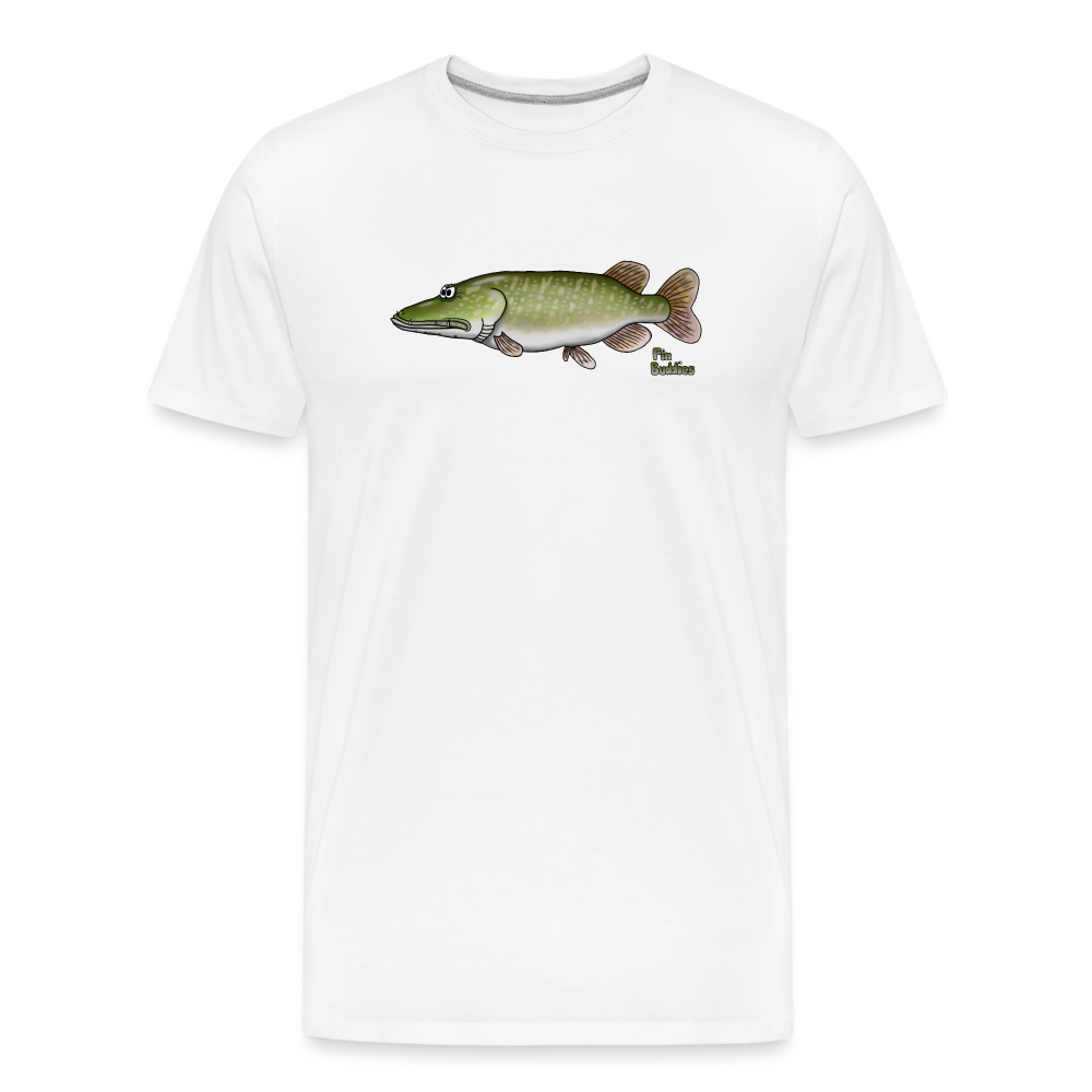 Hecht - Männer Premium Bio T-Shirt - weiß