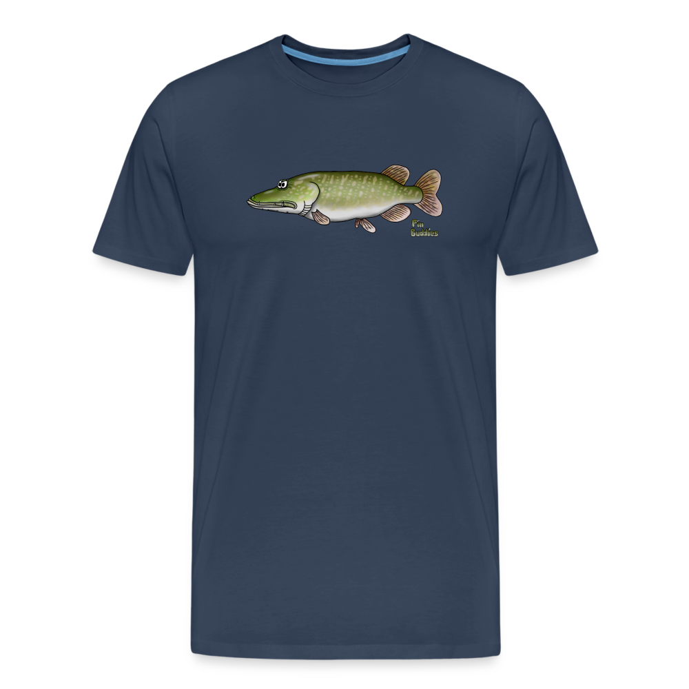 Hecht - Männer Premium Bio T-Shirt - Navy