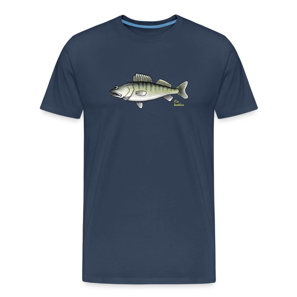 Zander - Männer Premium Bio T-Shirt - Navy