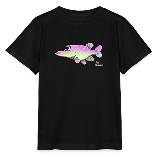 Girlie Pike - Kinder Bio-T-Shirt - Schwarz