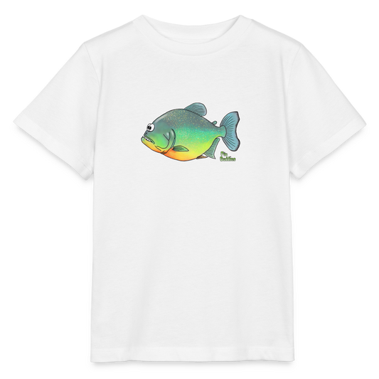 Piranha - Kinder Bio-T-Shirt - Weiß