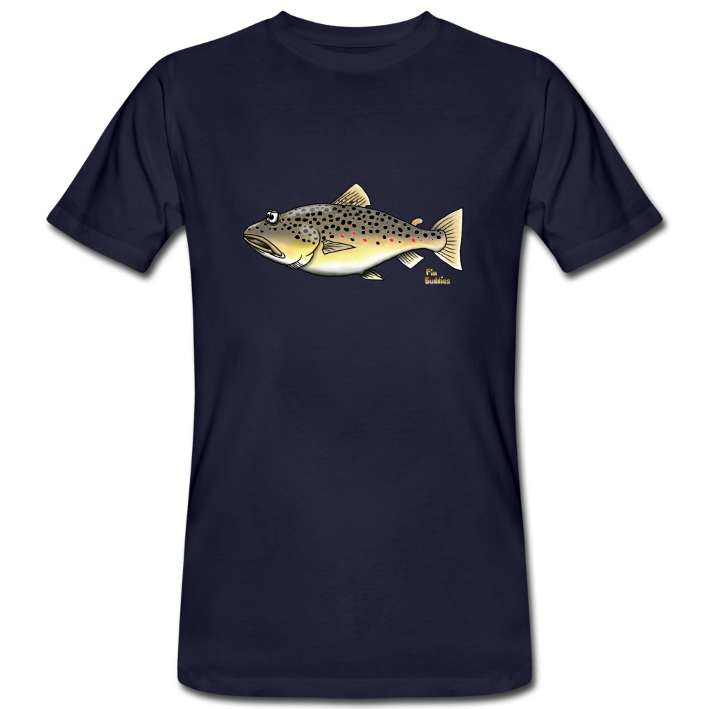 Bachforelle - Men's Organic T-Shirt - navy