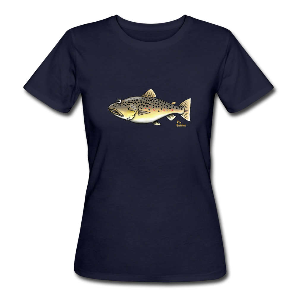 Bachforelle - Women's Organic T-Shirt - navy