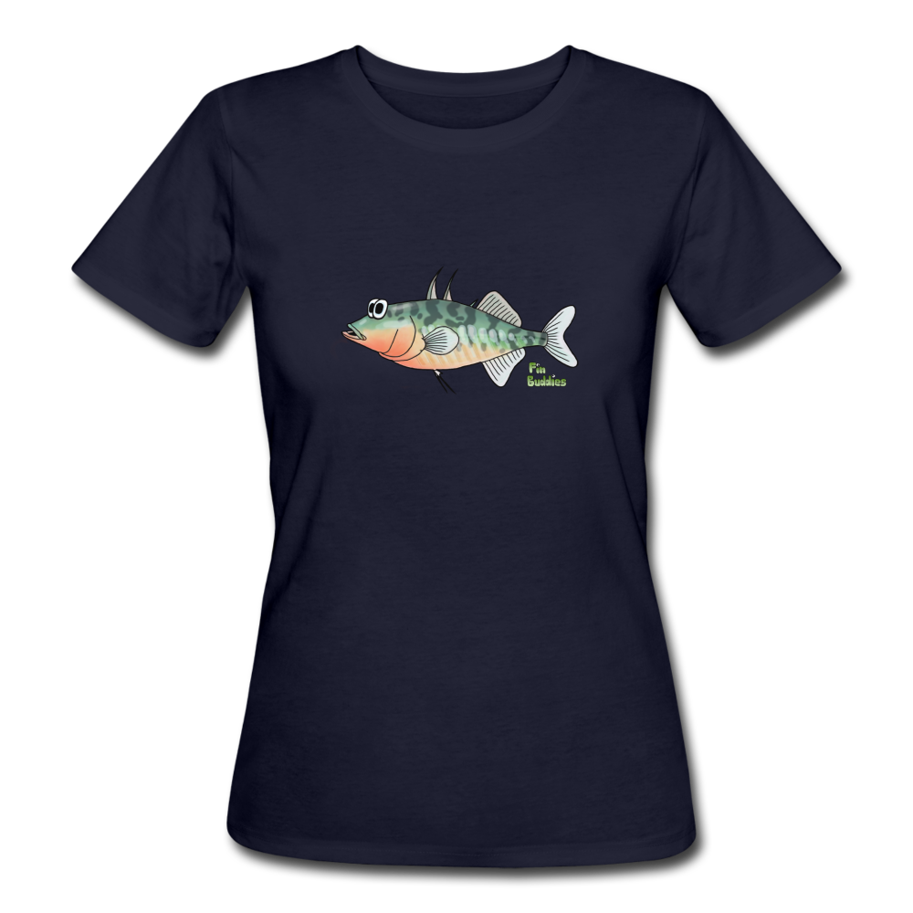 Stichling - Frauen Bio T-Shirt - Navy