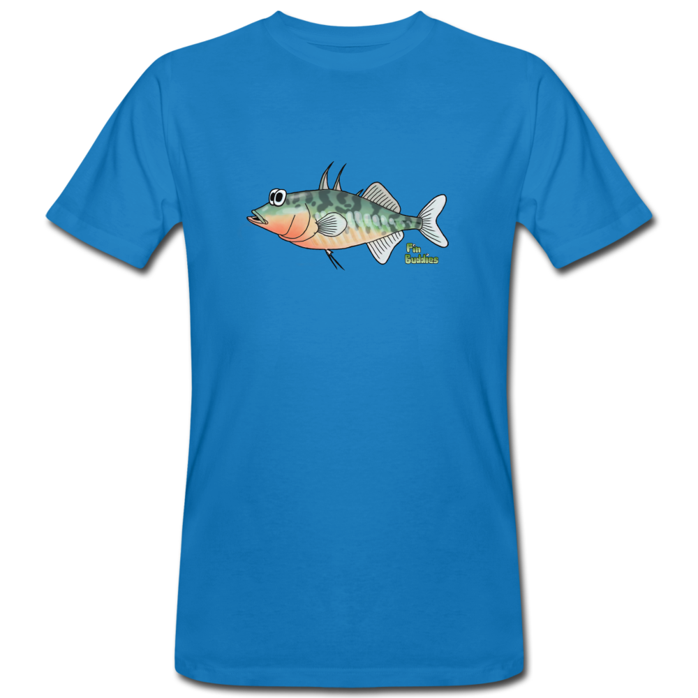 Stichling - Männer Bio T-Shirt - Pfauenblau