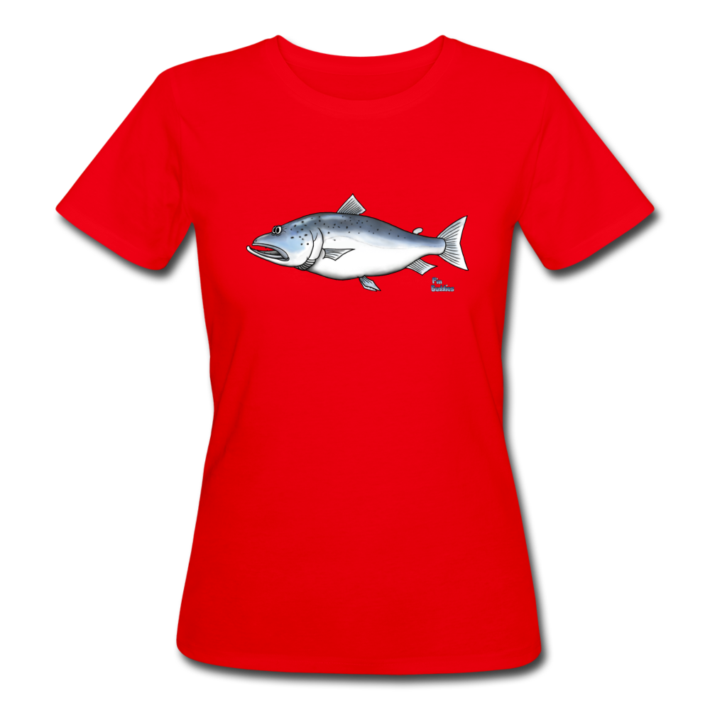 Lachs - Frauen Bio-T-Shirt - Rot