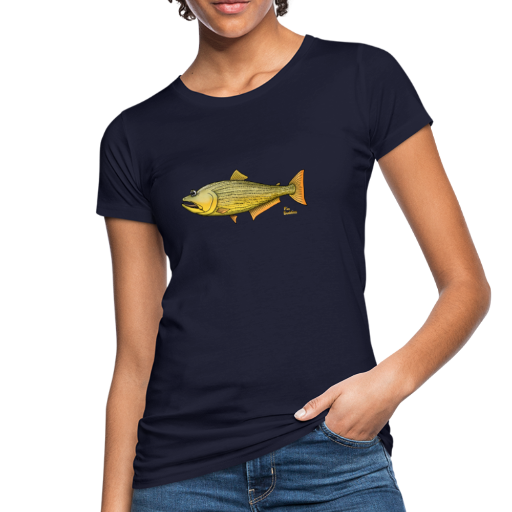 Dourado / Golden Dorado - Frauen Bio-T-Shirt - Navy