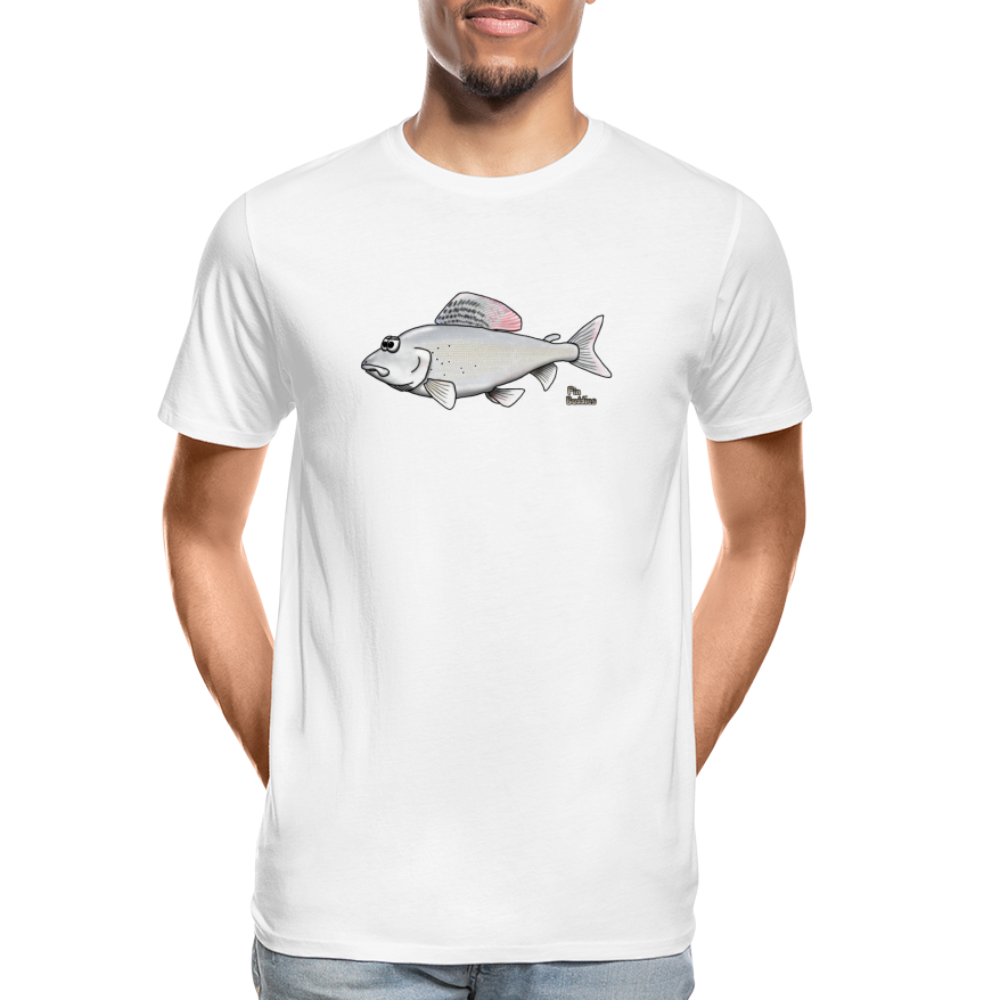 Äsche - Männer Premium Bio T-Shirt - Weiß