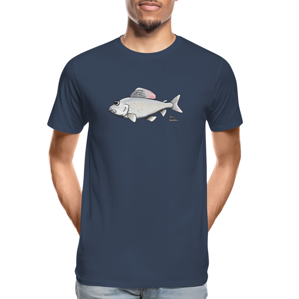 Äsche - Männer Premium Bio T-Shirt - Navy