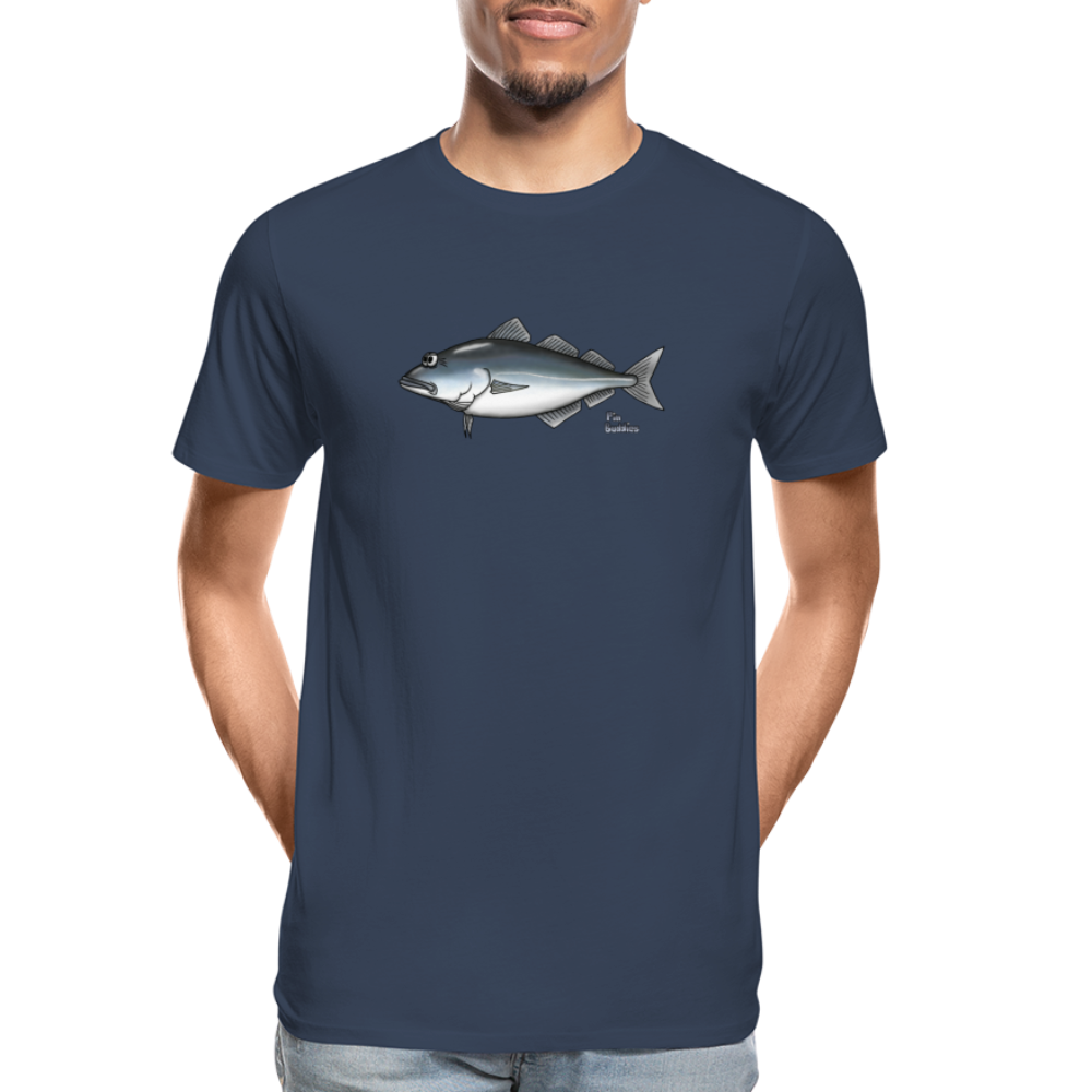 Seelachs - Männer Premium Bio T-Shirt - Navy