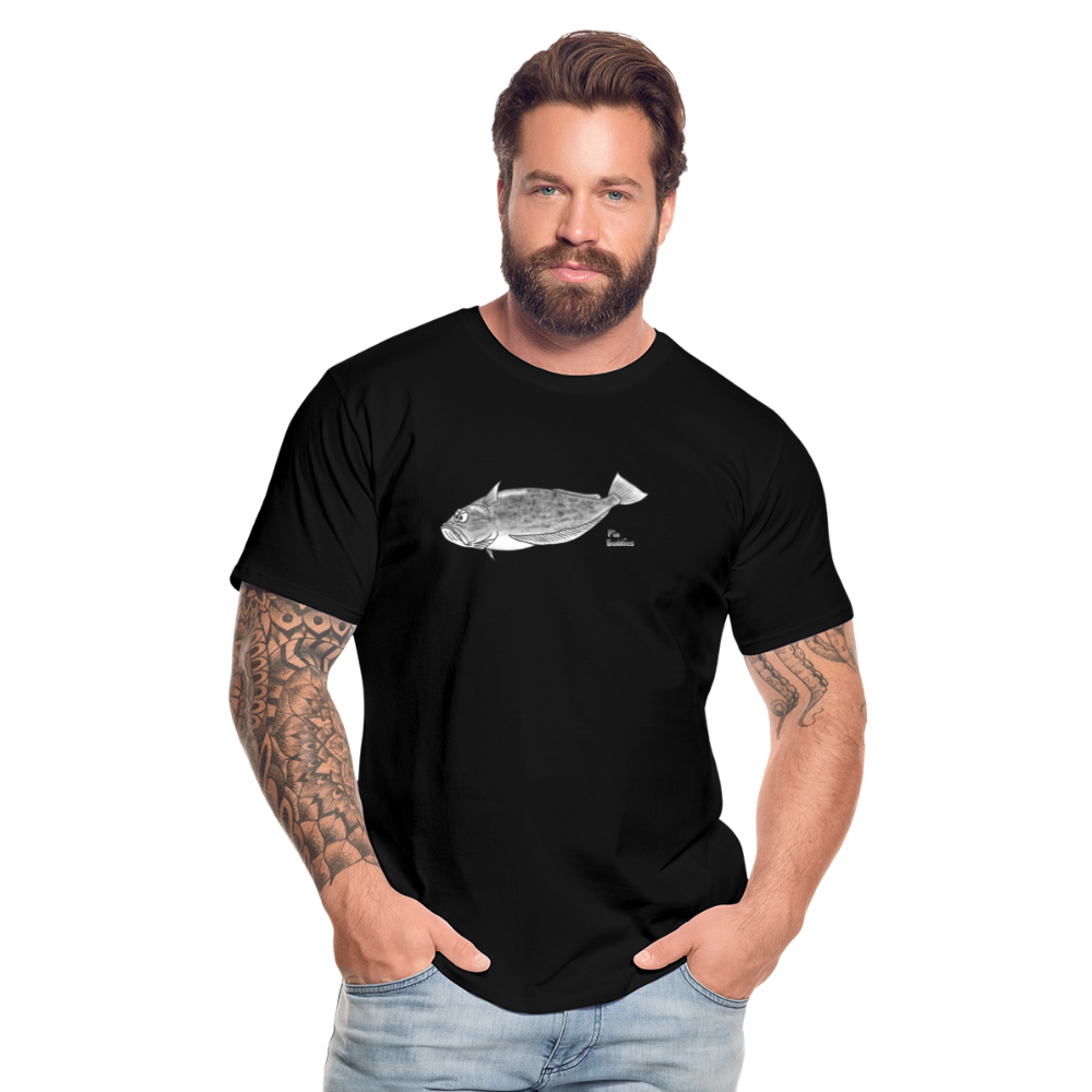 Heilbutt - Männer Premium Bio T-Shirt - Schwarz