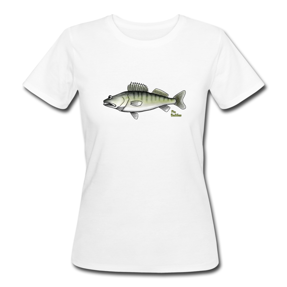Zander - Frauen Bio T-Shirt - Weiß