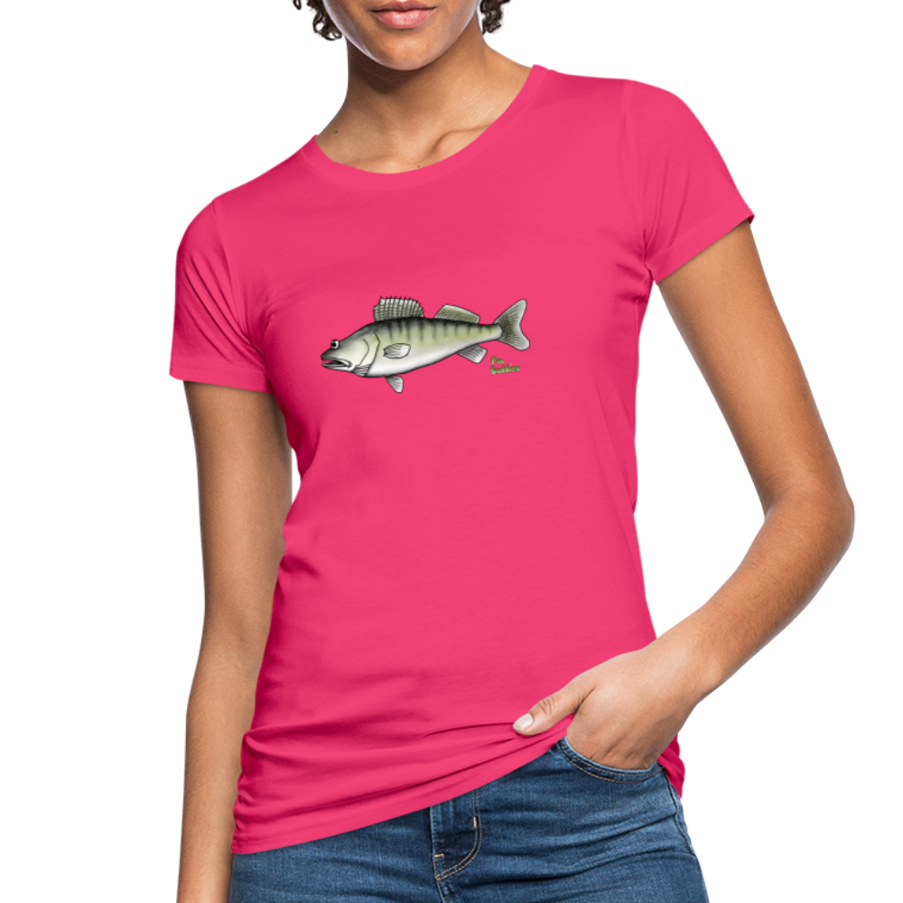 Zander - Frauen Bio T-Shirt - Neon Pink